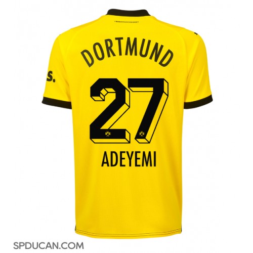 Muški Nogometni Dres Borussia Dortmund Karim Adeyemi #27 Domaci 2023-24 Kratak Rukav